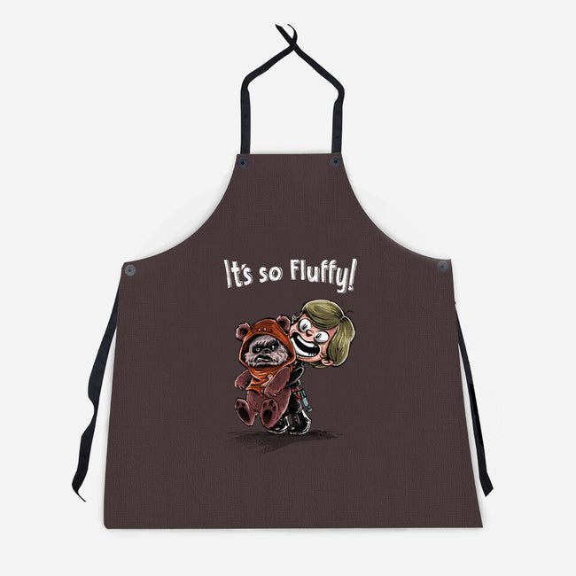Star Fluffy-unisex kitchen apron-zascanauta