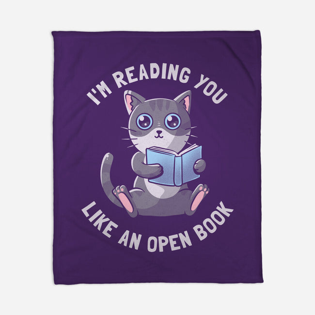 Like An Open Book-none fleece blanket-tobefonseca