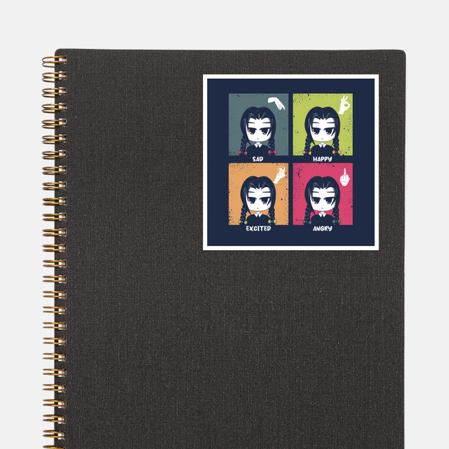 Emotional Cycle-none glossy sticker-erion_designs