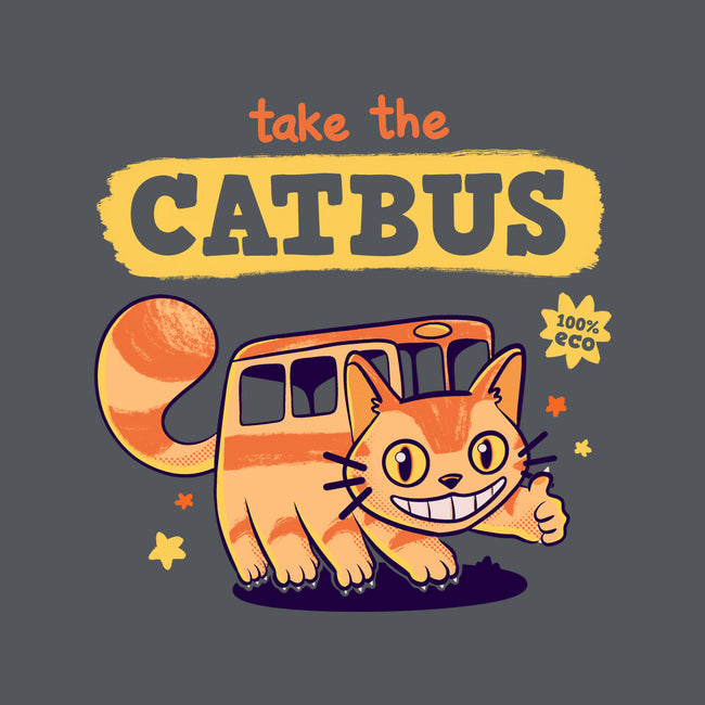 Take The Catbus-mens basic tee-Mushita
