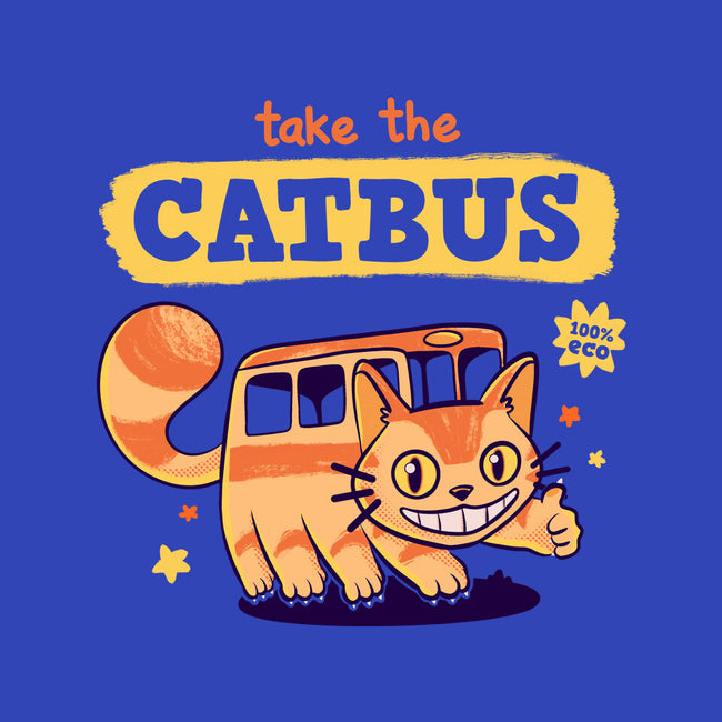 Take The Catbus-mens basic tee-Mushita