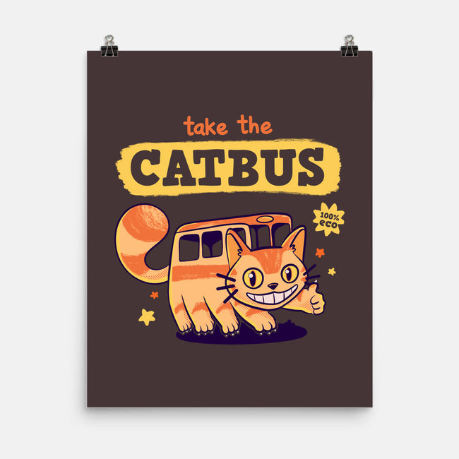 Take The Catbus-none matte poster-Mushita