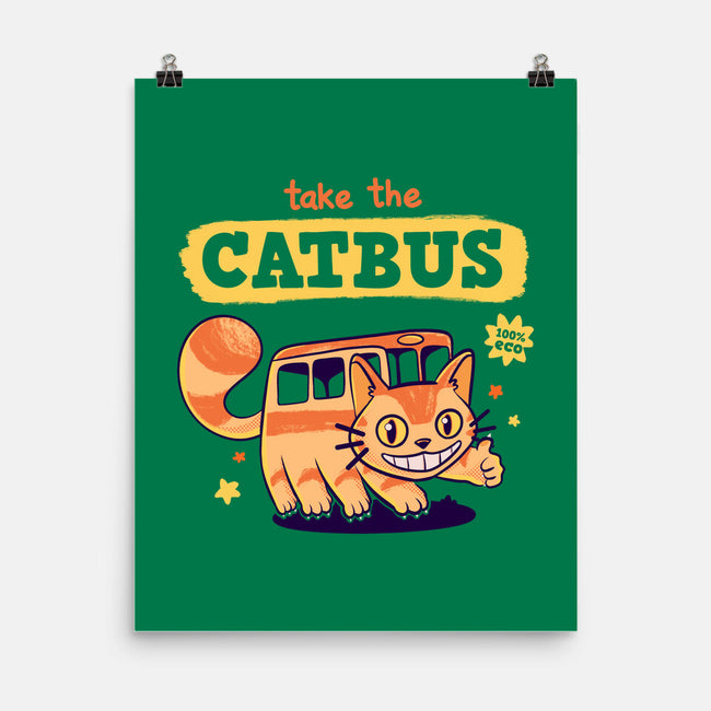 Take The Catbus-none matte poster-Mushita