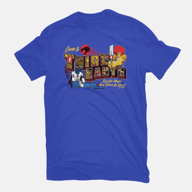 Hear The Roar At Third Earth-mens basic tee-goodidearyan