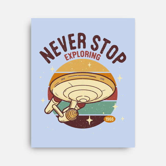 The Bold Explorer-none stretched canvas-retrodivision