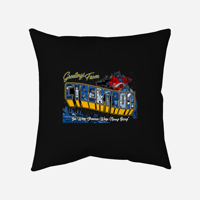 Greetings From Cyberplanet-none removable cover w insert throw pillow-goodidearyan