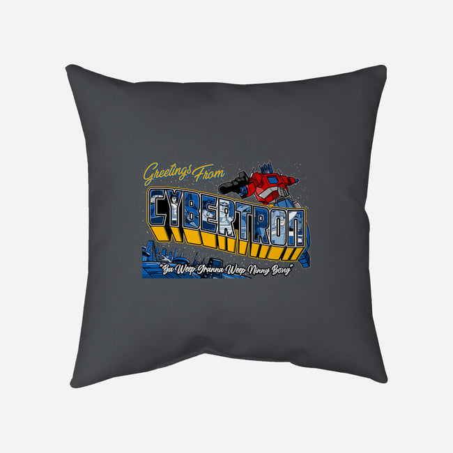 Greetings From Cyberplanet-none removable cover w insert throw pillow-goodidearyan