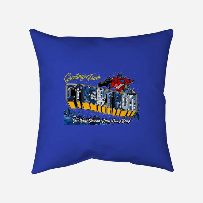 Greetings From Cyberplanet-none removable cover w insert throw pillow-goodidearyan
