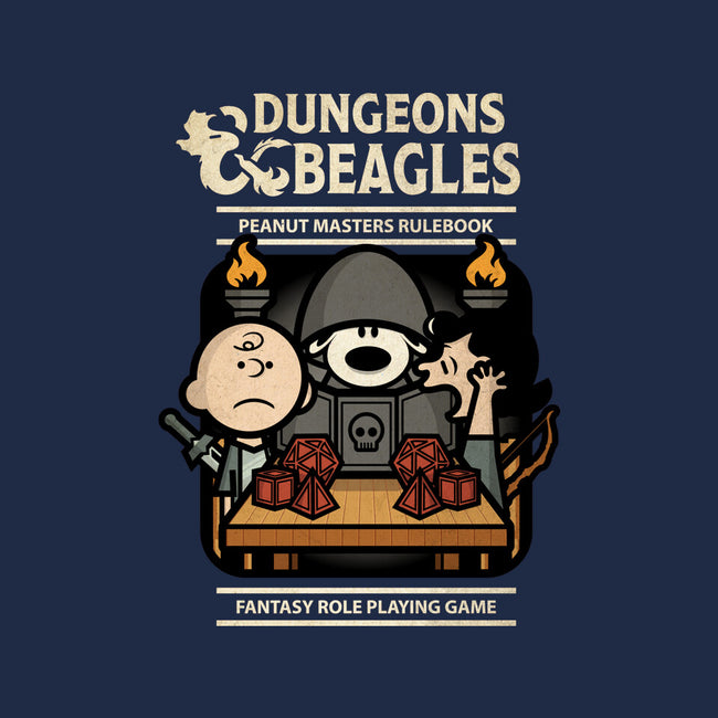 Dungeons and Beagles-none stretched canvas-jrberger