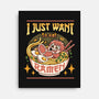 Just Want Ramen-none stretched canvas-Zaia Bloom