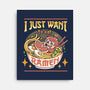 Just Want Ramen-none stretched canvas-Zaia Bloom