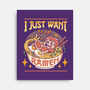 Just Want Ramen-none stretched canvas-Zaia Bloom