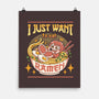 Just Want Ramen-none matte poster-Zaia Bloom