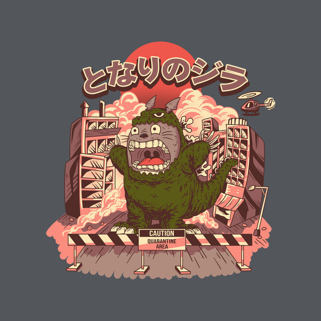My Neighbor Zilla Kaiju-none polyester shower curtain-daizzystudio
