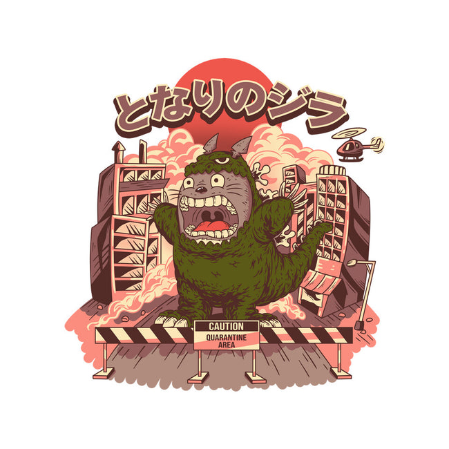 My Neighbor Zilla Kaiju-womens basic tee-daizzystudio