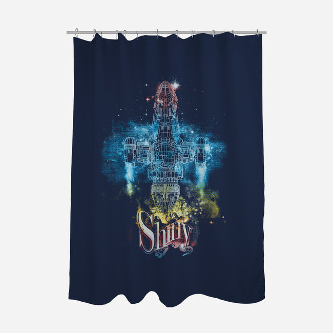 Shiniest In The Verse-none polyester shower curtain-kharmazero