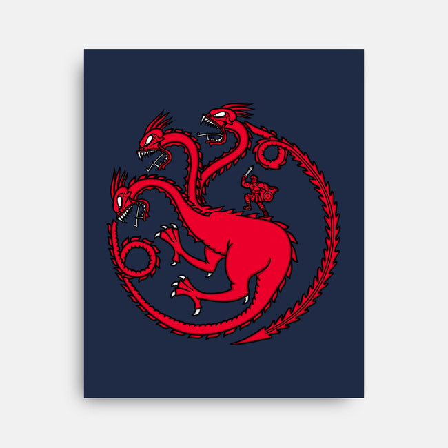 Hydraryen-none stretched canvas-Raffiti