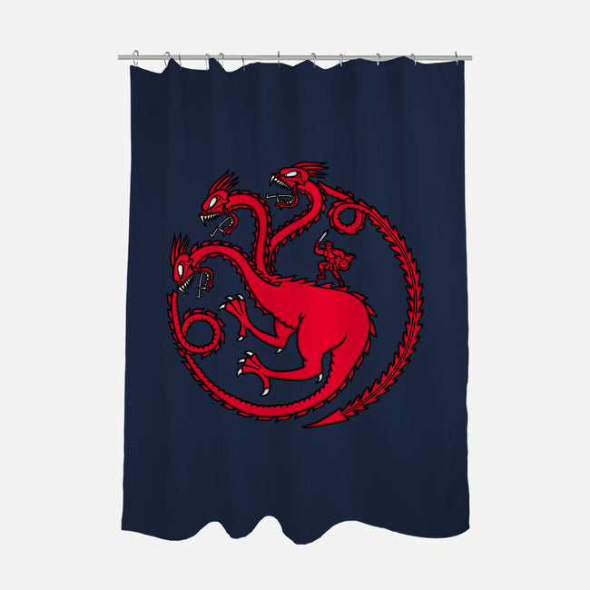 Hydraryen-none polyester shower curtain-Raffiti