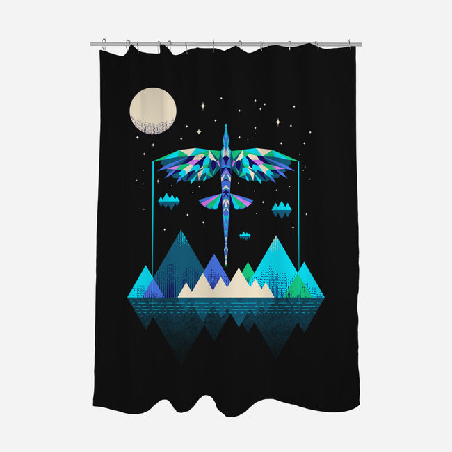The Way Of The Wing-none polyester shower curtain-rocketman_art