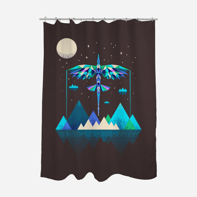 The Way Of The Wing-none polyester shower curtain-rocketman_art