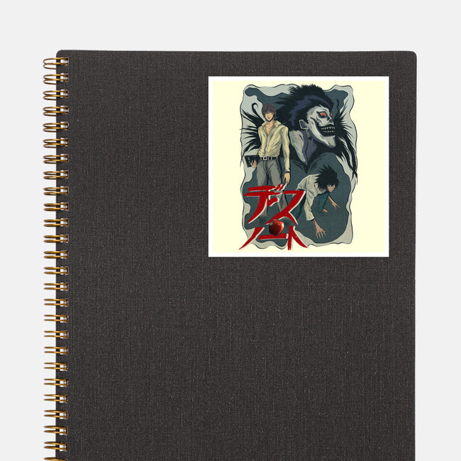 Notes Of Death-none glossy sticker-Conjura Geek