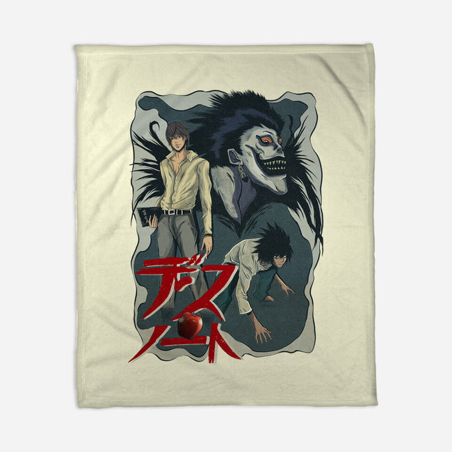 Notes Of Death-none fleece blanket-Conjura Geek