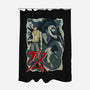 Notes Of Death-none polyester shower curtain-Conjura Geek