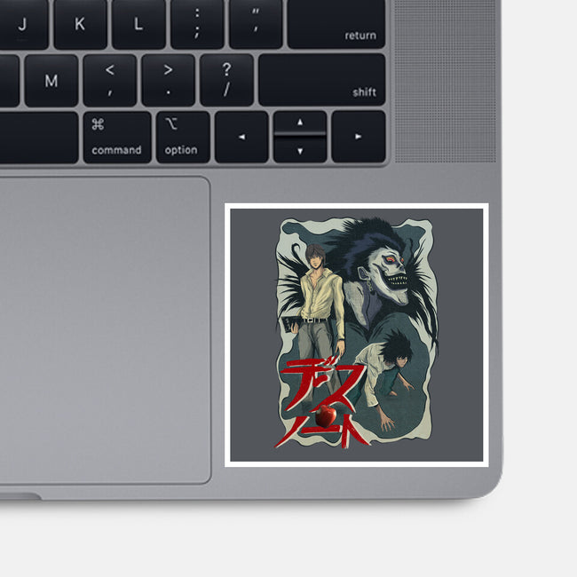 Notes Of Death-none glossy sticker-Conjura Geek