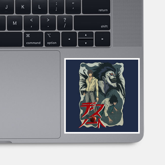 Notes Of Death-none glossy sticker-Conjura Geek