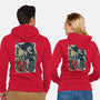 Notes Of Death-unisex zip-up sweatshirt-Conjura Geek