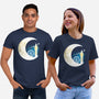 Never Grow Moon-unisex basic tee-Vallina84