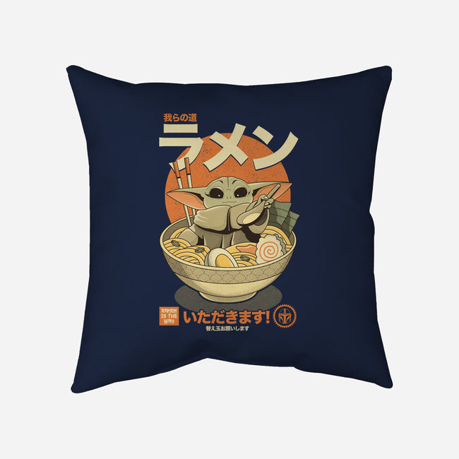 Ramen Is The Way-none removable cover w insert throw pillow-retrodivision