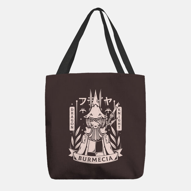 Freya Dragon Knight-none basic tote bag-Alundrart