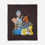 The Breakfast Drinkers-none fleece blanket-Barbadifuoco