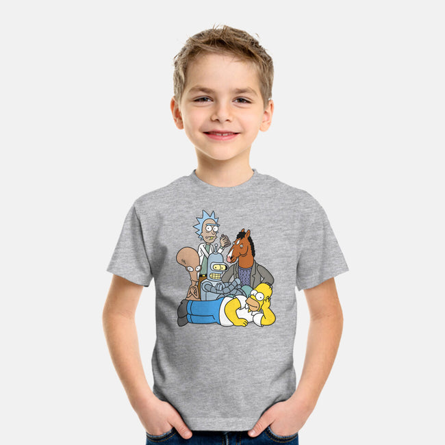 The Breakfast Drinkers-youth basic tee-Barbadifuoco