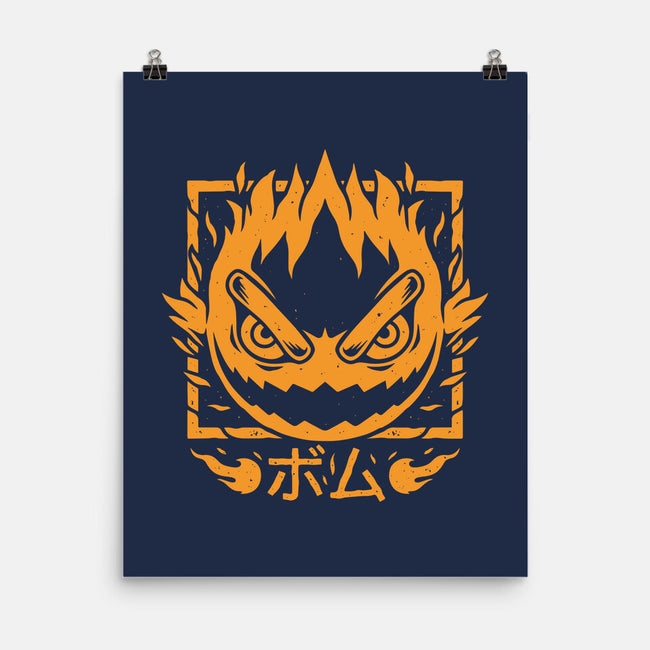 Fireball Bomb-none matte poster-Alundrart