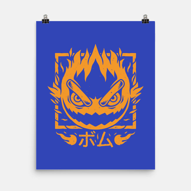 Fireball Bomb-none matte poster-Alundrart
