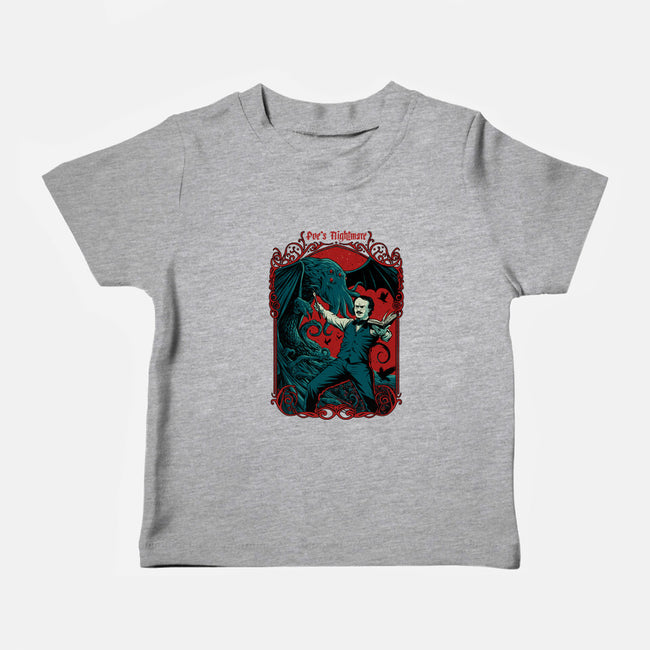 Poe's Nightmare-baby basic tee-Hafaell