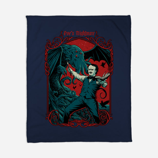 Poe's Nightmare-none fleece blanket-Hafaell