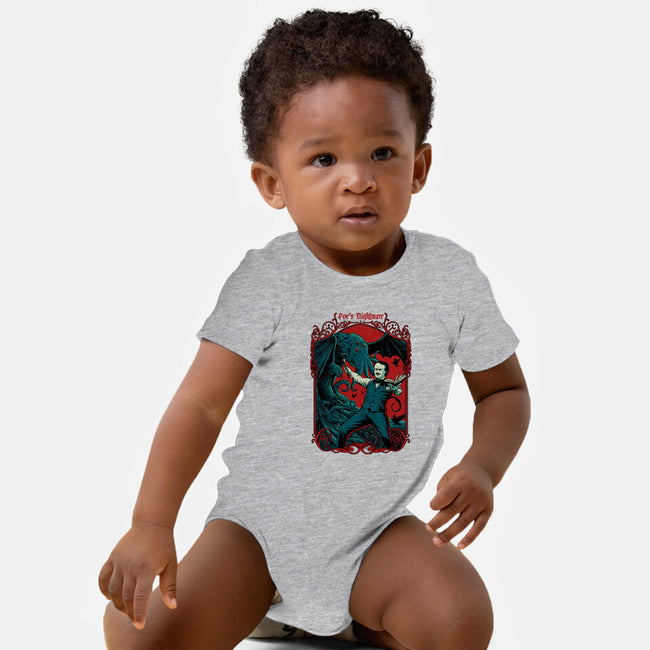 Poe's Nightmare-baby basic onesie-Hafaell