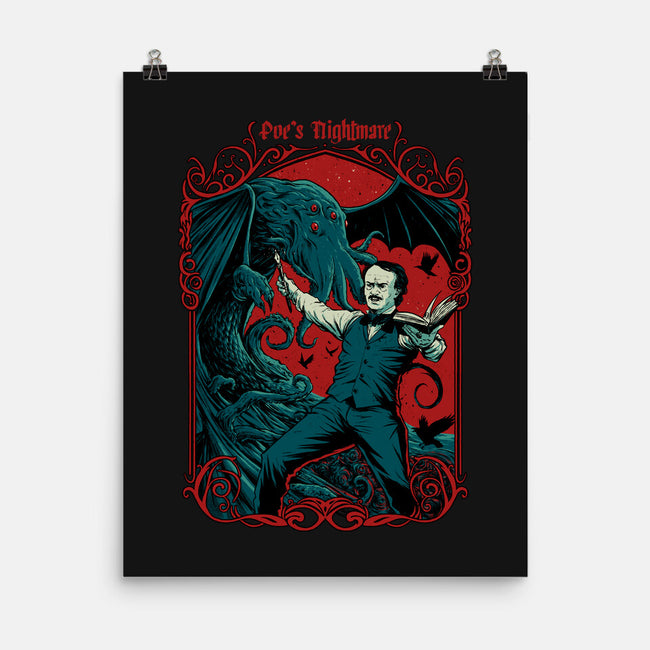 Poe's Nightmare-none matte poster-Hafaell