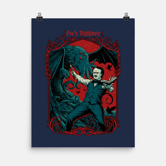 Poe's Nightmare-none matte poster-Hafaell