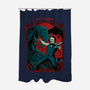 Poe's Nightmare-none polyester shower curtain-Hafaell