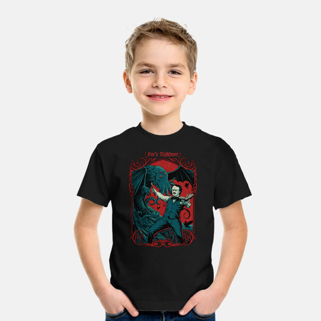 Poe's Nightmare-youth basic tee-Hafaell