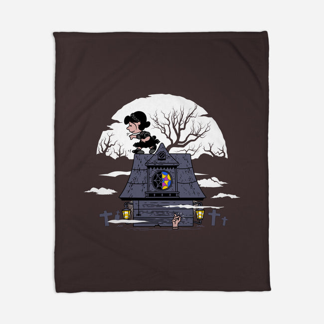 Wednutsday-none fleece blanket-rocketman_art