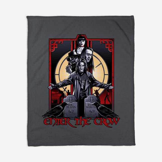 Enter The Crow-none fleece blanket-goodidearyan