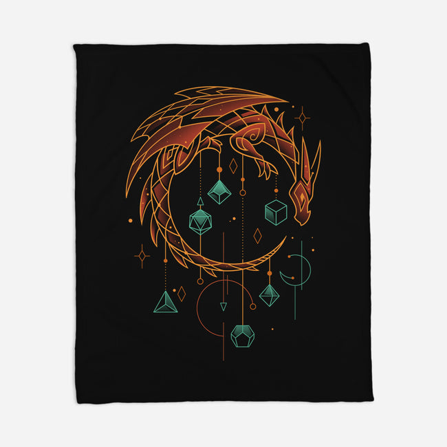 Draconic Dice Keeper-none fleece blanket-Snouleaf