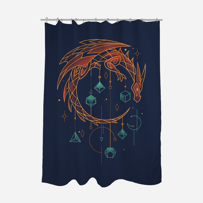 Draconic Dice Keeper-none polyester shower curtain-Snouleaf