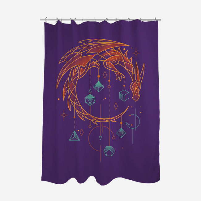 Draconic Dice Keeper-none polyester shower curtain-Snouleaf