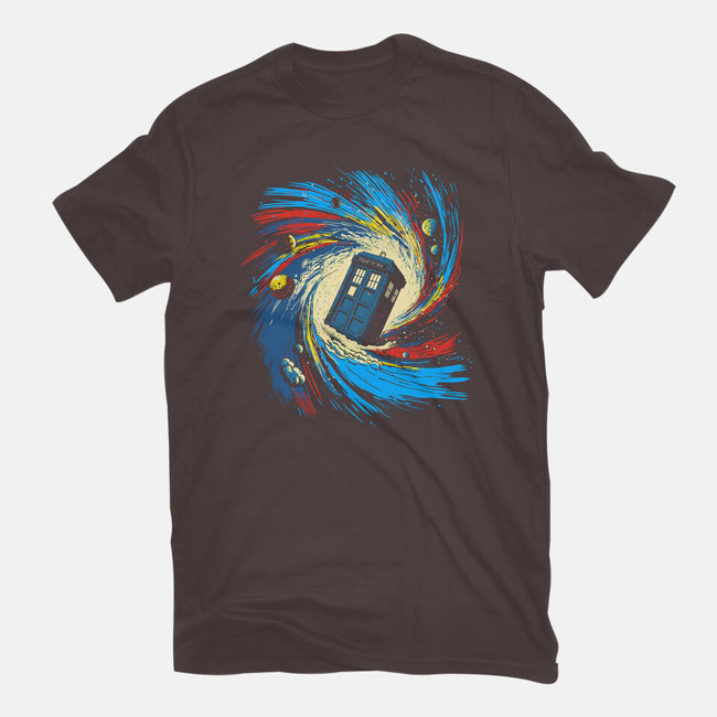 Space And Time Vortex-womens basic tee-kharmazero
